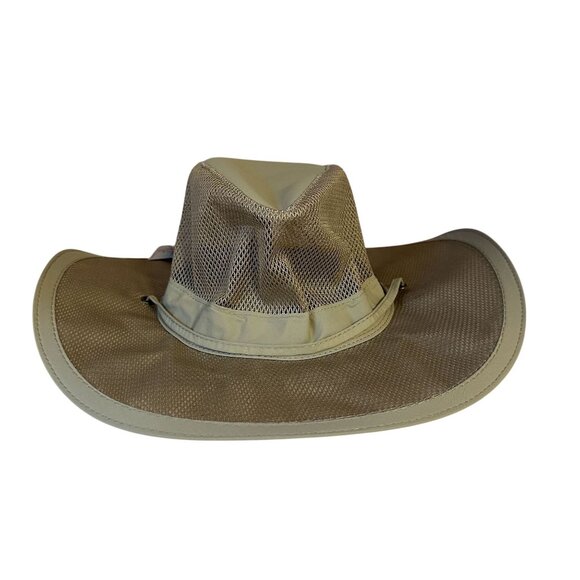 Panama Jack Other - Panama Jack Mesh Safari Fedora Hat Model PJ11-ASST Green Medium VGC